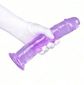 Oneay 3.5cm*17cm Realistische dildo met zuignap, zachte anale dildo, anaalplug, anaalplug met penissimulatie, anaaldilatator voor prostaatmassage, unisex seksspeeltje