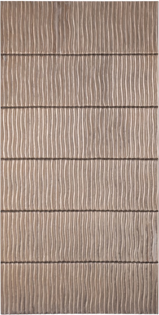 PTMD Seline Bronze MDF Wavy Stripe Layer Wall Panel L