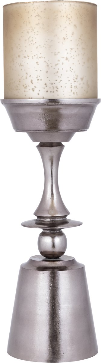 PTMD Eliviana Brass Casted Alu Stormlight Beige Glass