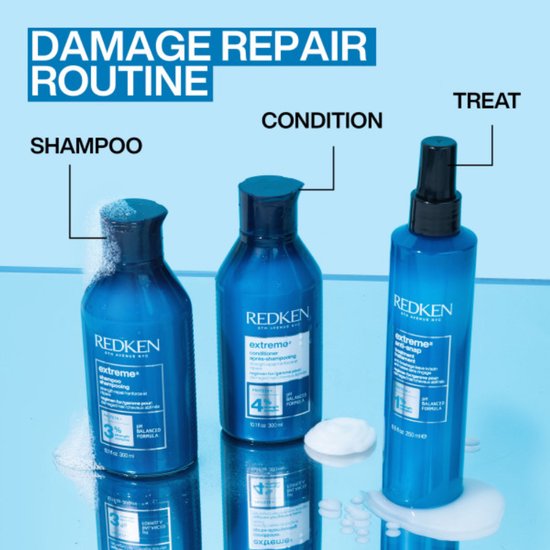 Redken Extreme Conditioner – Herstelt beschadigd haar en voorkomt haarbreuk – 300 ml