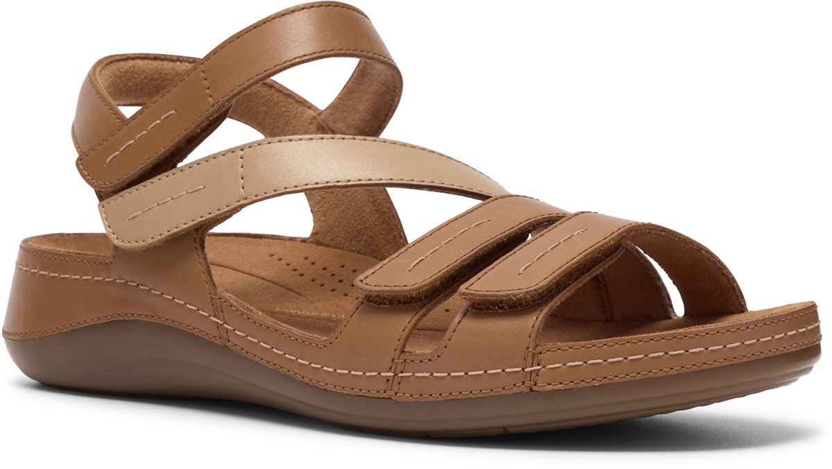 Clarks Shoes Cecily Wedgesandalen Bruin EU 41 Vrouw