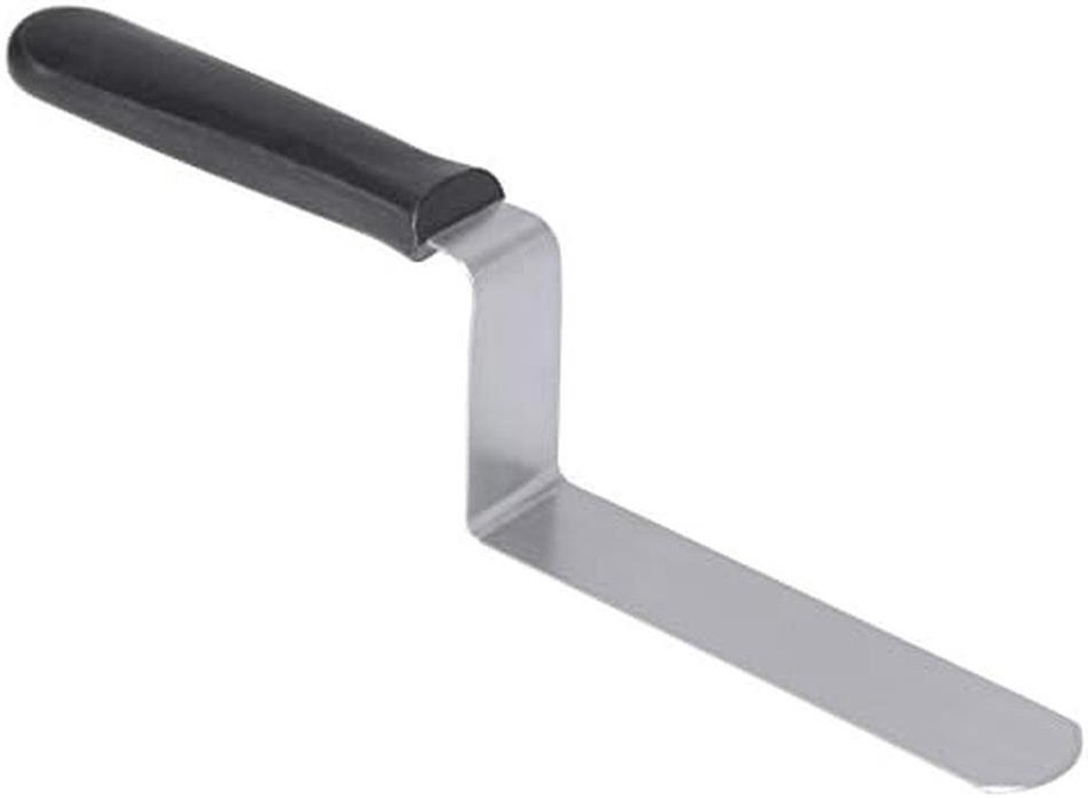 Taartringpalet - Taartspatel - Taarten Afstrijken - 90 Graden Gebogen Spatel - 33 cm Lengte