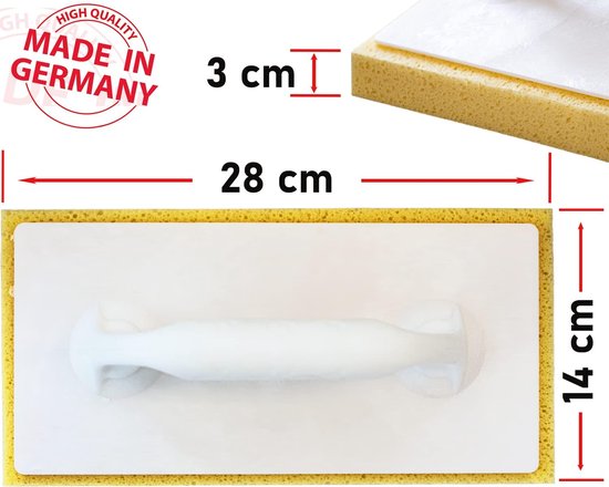 Tegelwasplank Set - Voegspons Planken - Tegels Afwassen - Hydrosponskussen - 140 x 280 mm — afbeelding 3