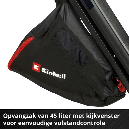 Einhell Accu Bladblazer/-zuiger VENTURRO 18/210 Li Solo - Power X-Change - 18 V/Li-ion - Blaassnelheid: 210 km/h - 45 L opvangzak - Hakselfunctie: 10:1 - Excl. accu en lader van Einhell — afbeelding 3