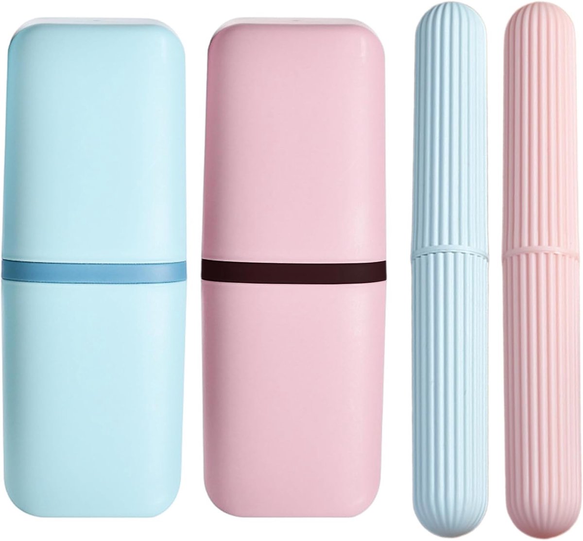 Tandenborstel Etui - Reisset Mondhygiëne - Hygiënisch Opbergen - Multifunctioneel Ontwerp - Compact Formaat - Meerdere Kleuren
