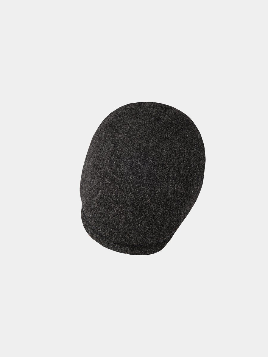 Cid - Wollen flatcap - Antraciet