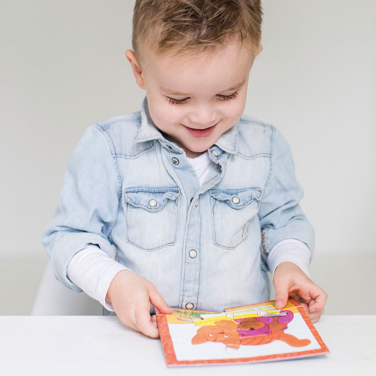 Dikkie Dik puzzel 4 in 1 educatief peuter speelgoed - kinderpuzzel 4x6x9x16 stukjes leren puzzelen - cadeautip puzzel 3 jaar en ouder - Bambolino Toys — afbeelding 9