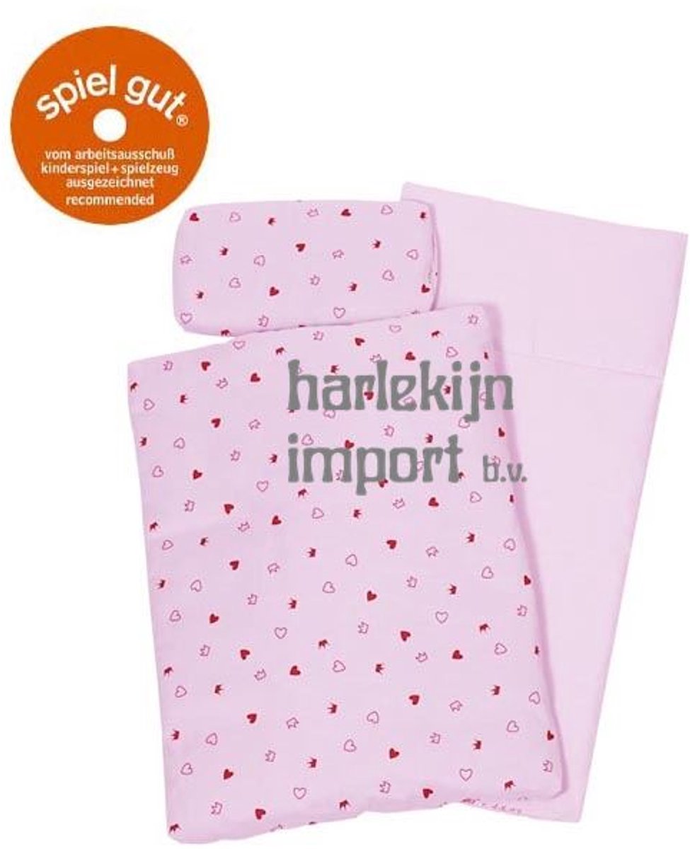Goki - Beddengoed voor Poppen - Roze — afbeelding 4