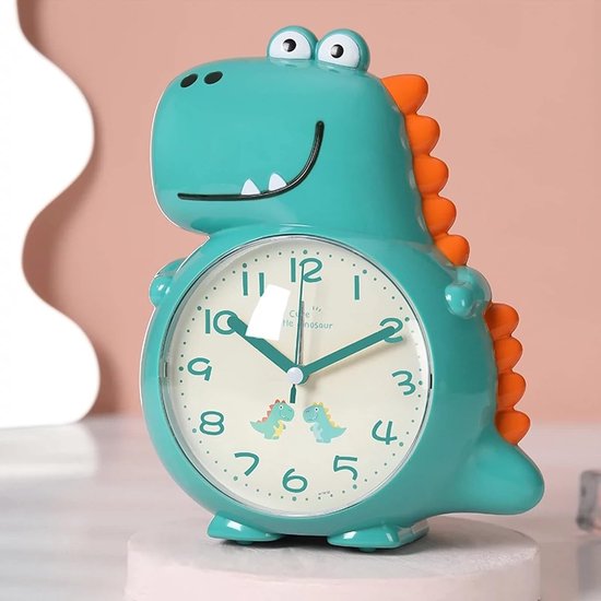 Kinderwekker Dinosaurus - Digitale Wekker - Slaaptrainer Kinderen - Werkt op Batterijen - 20x10 Millimeter - One Color — afbeelding 3
