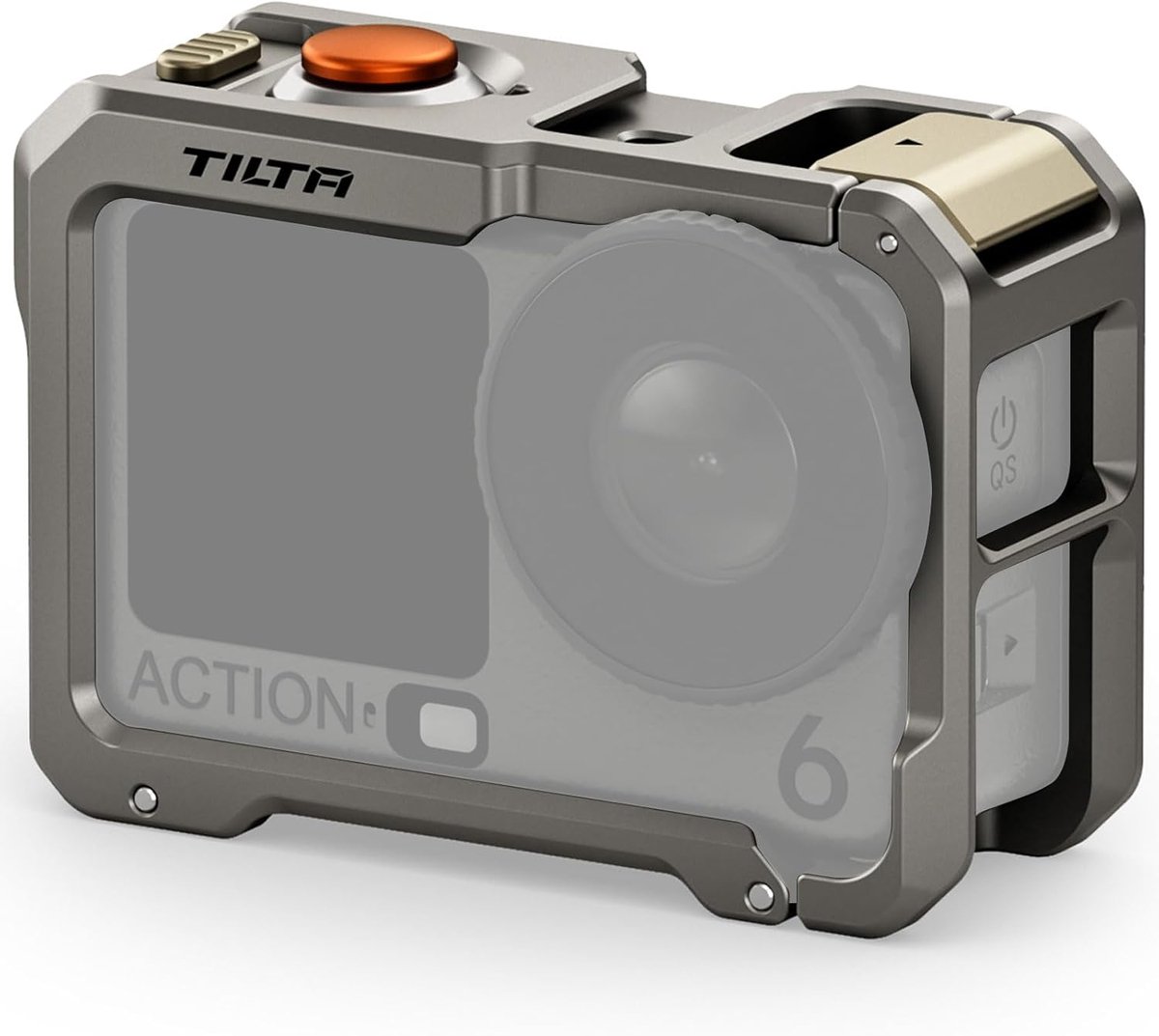 Camerakooi - Actiecamera Bescherming - Vloggen Stabiliseren - Modulair Systeem - Compact Ontwerp - Titaniumgrijs