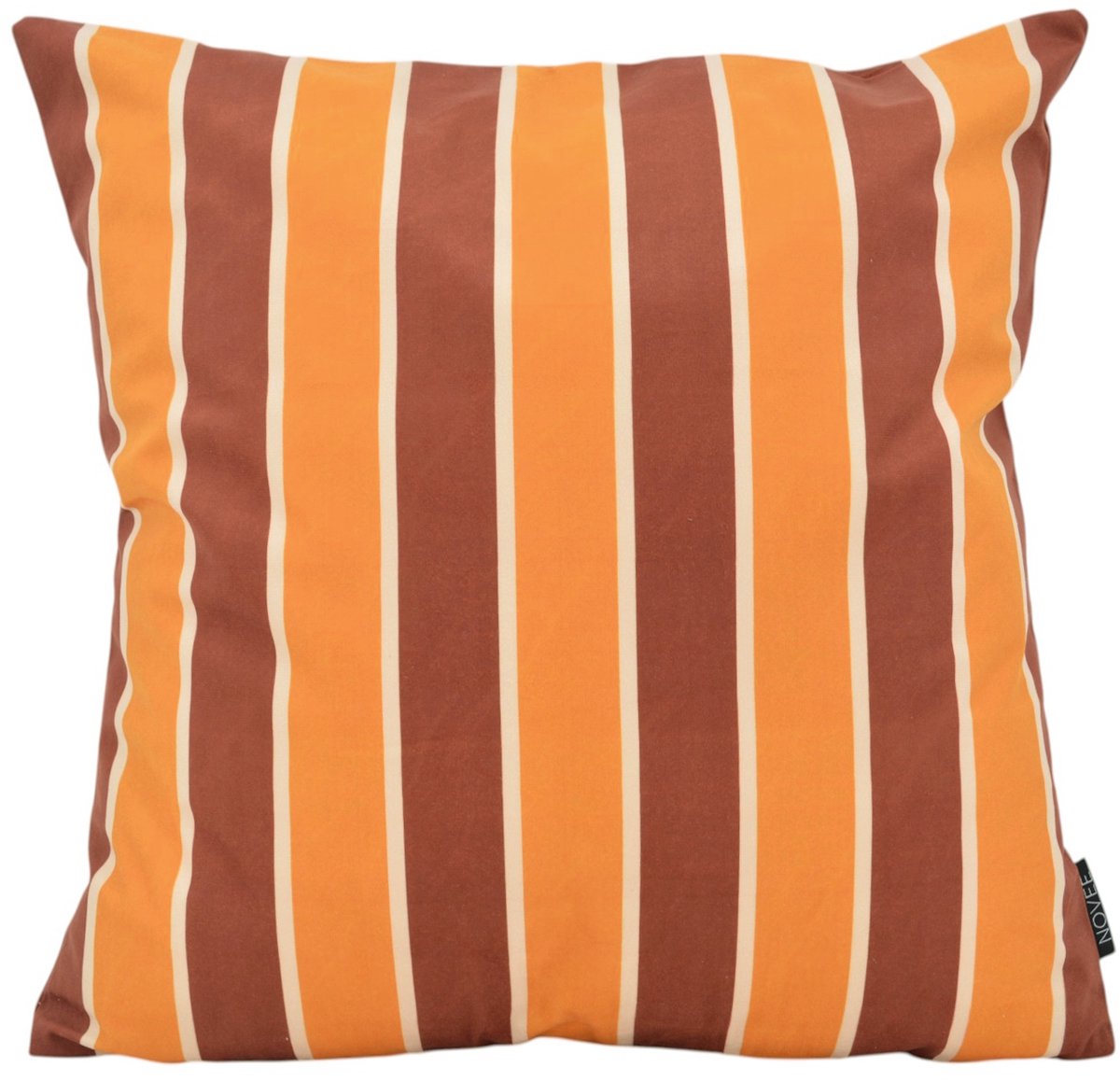 NOVÉE Sierkussen Riviera Stripe Terra/Roest | 45x45 cm | Katoen/Polyester