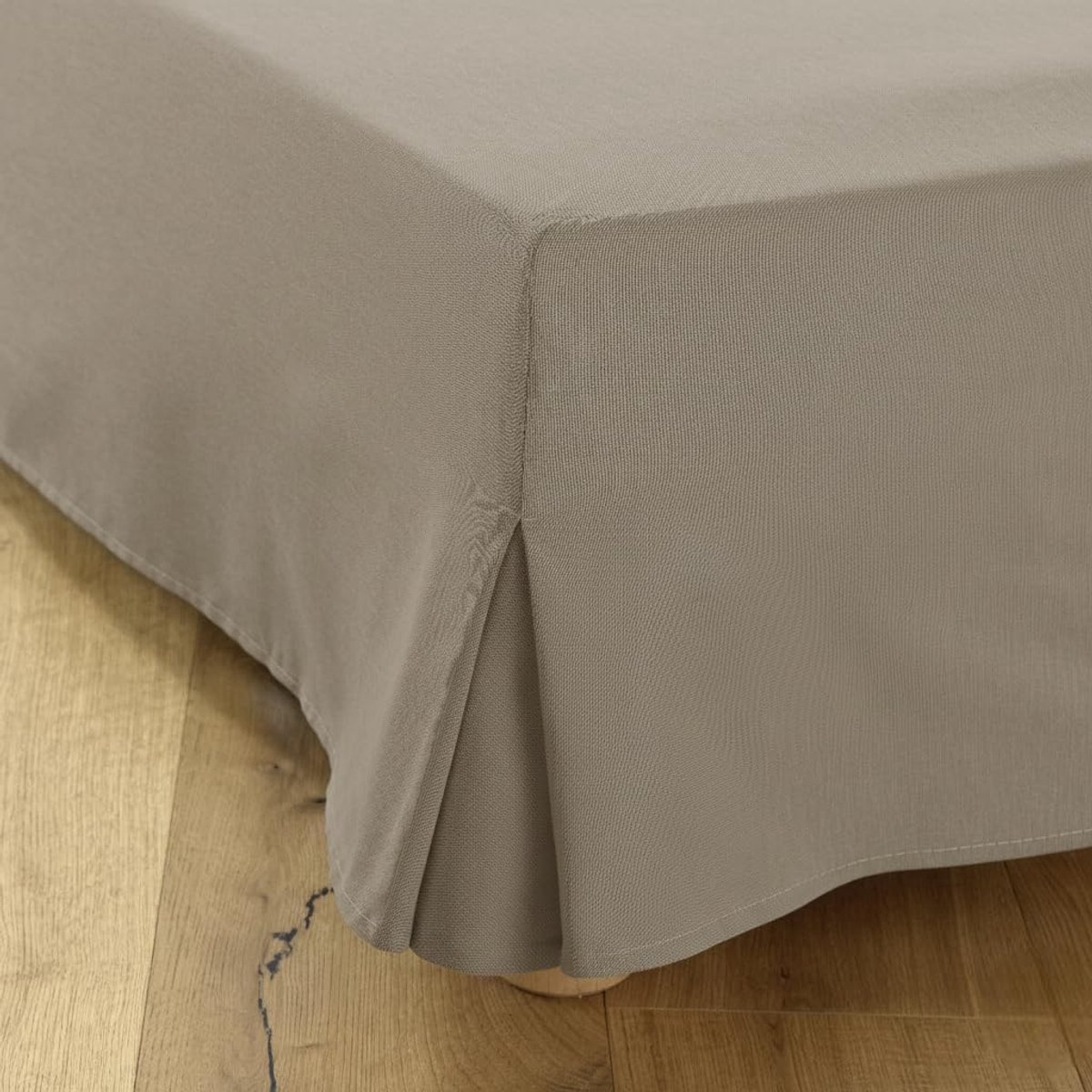 Bedrok Taupe - Bedrok 200x200 - Slaapkamer Inrichten - Gemaakt in Europa - 30 cm Hoog