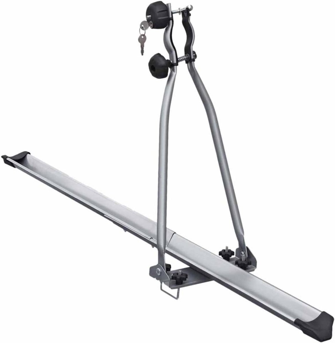 Fietsendrager Dak - Fietsdrager Fietsrek - Fietsvervoer Auto - Afsluitbaar Beveiliging - 75x20x6 cm