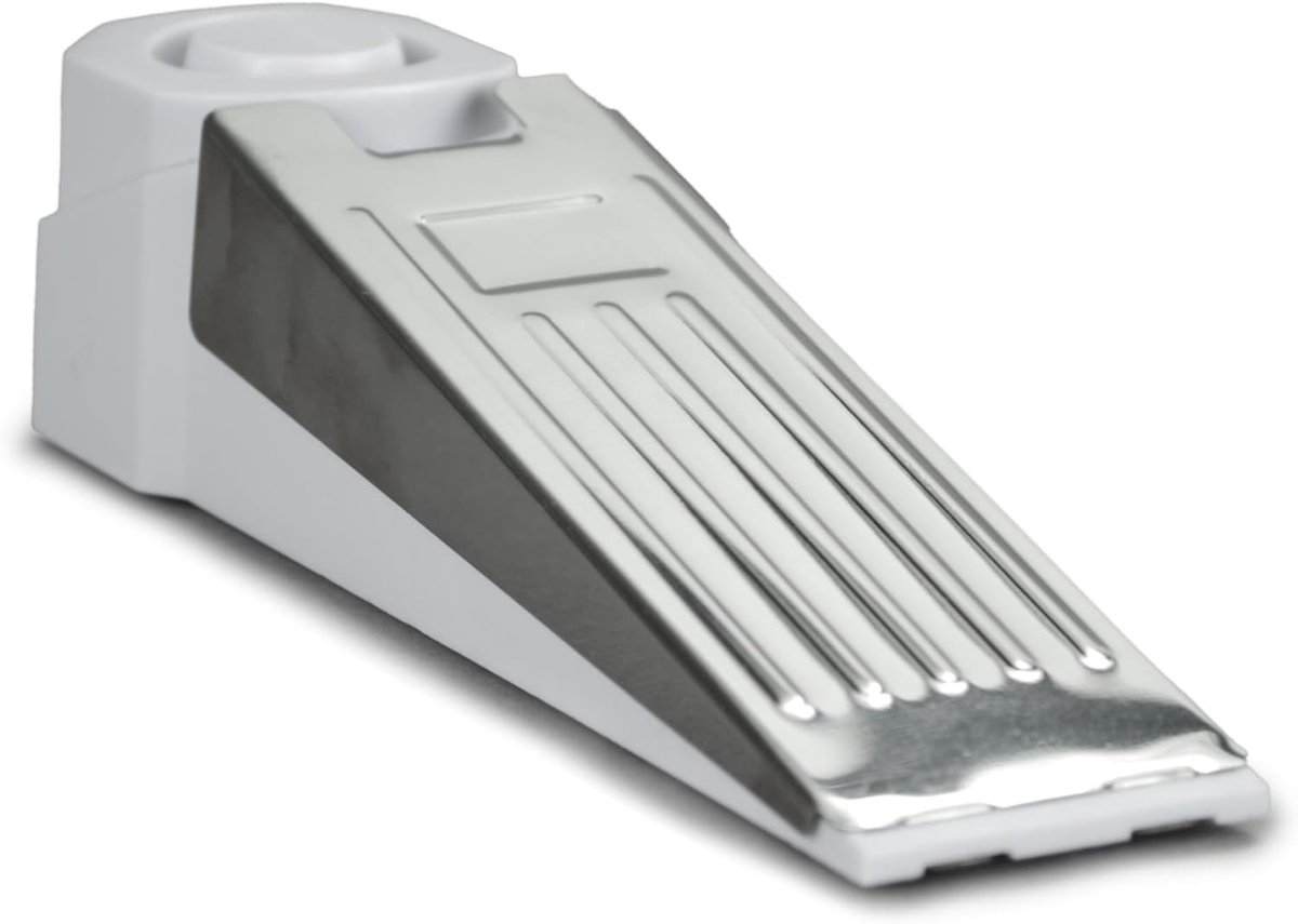 Deurstopper Alarm - Veiligheid Stopper - Extra Beveiliging - 120 dB Sirene - 15.7 cm Lengte - Wit