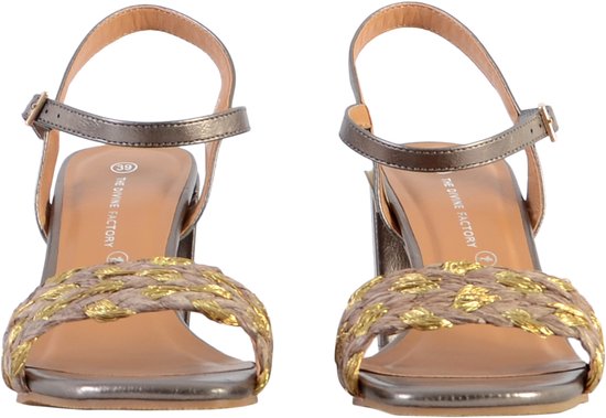 Sandalen met hak
