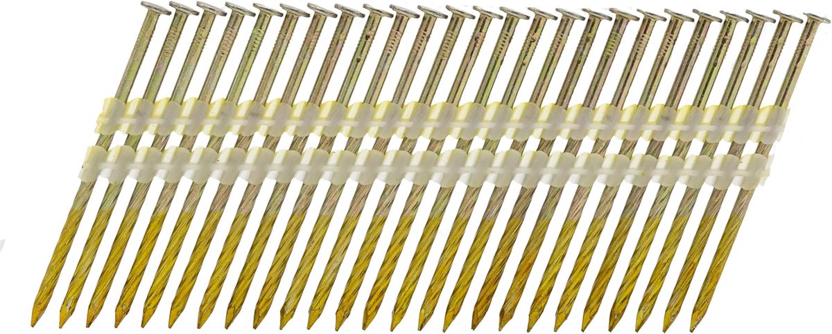 Ronde kop stripspijkers - Perslucht nagels - Houtverbindingen maken - Schroef/verzinkt materiaal - 31 x 75 mm