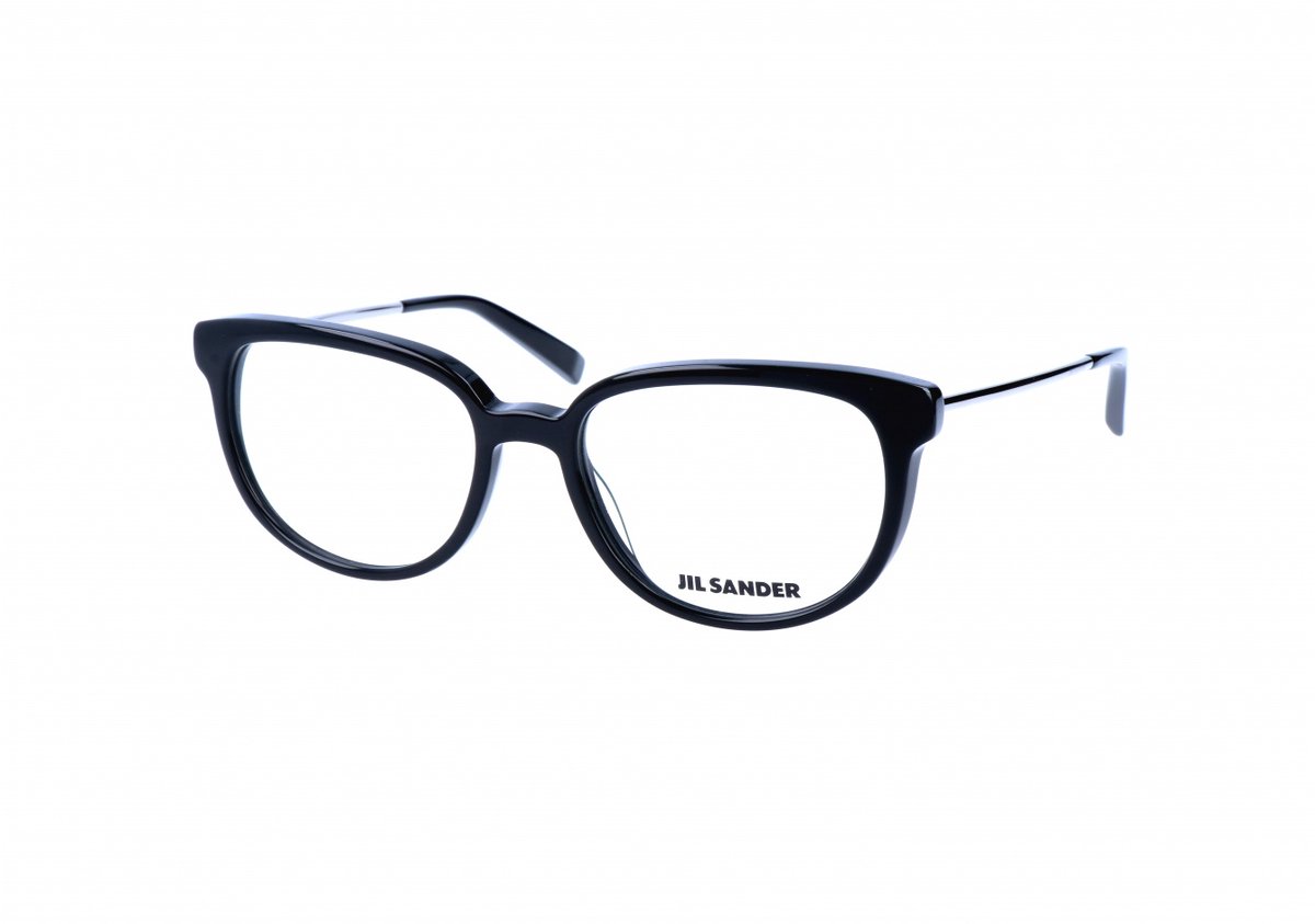 Jil Sander J4009 Black/light gun 52/17/140 WOMAN Brilmonturen