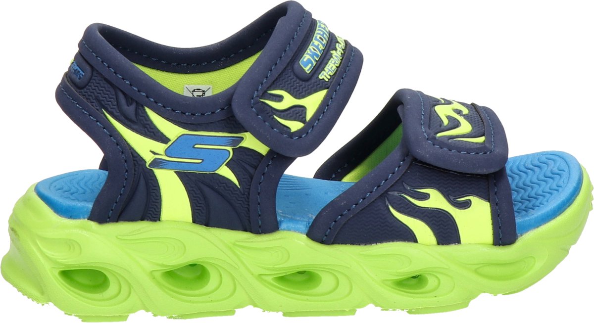 Skechers S-Lights Thermo-Splash jongens sandaal - Donkerblauw - Maat 26