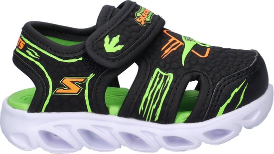 Skechers Hypno- Splash - Hydro- Fun 400612N-BKLM, pour un garçon, Zwart, Sandales pour femmes, taille: 25
