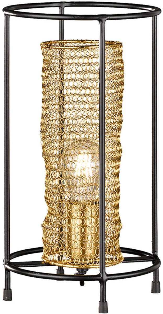 Schrijftafel Lamp Woonkamer Lamp Kooi Bijen Honingraat Nachtlampje GOLD Lamp Honsel 50157