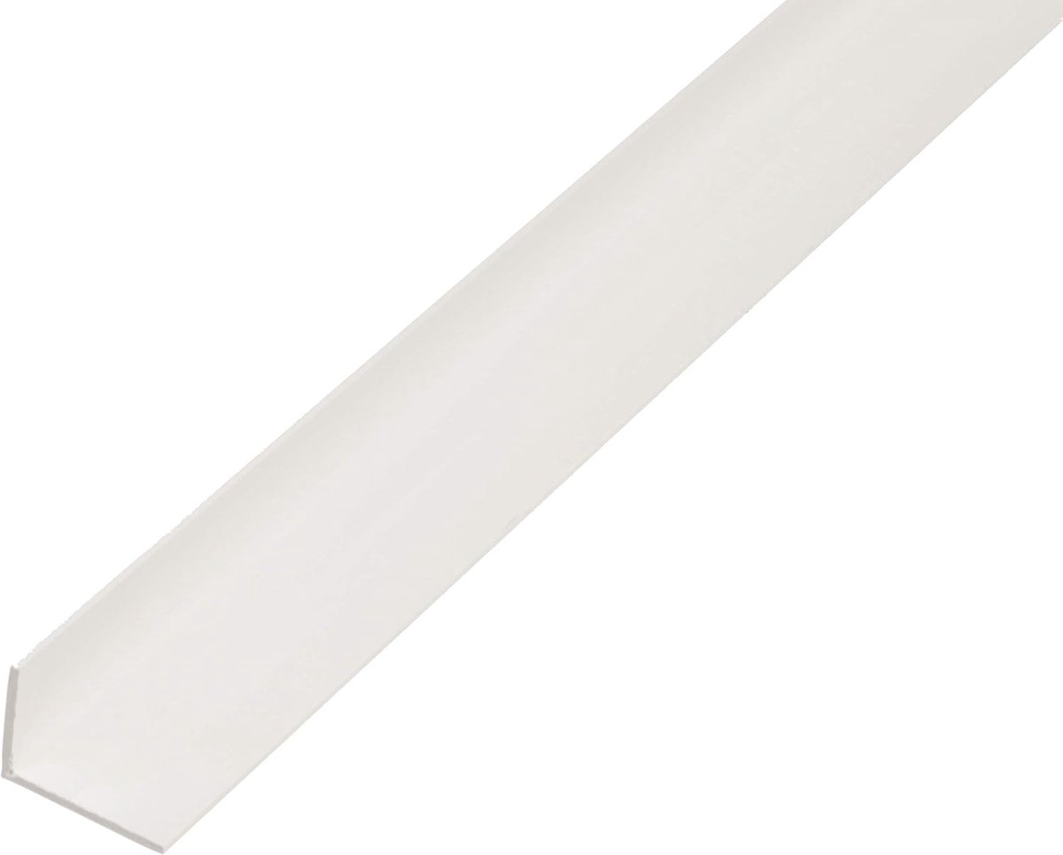 Hoekprofiel Kunststof - Profiel Wit - Afwerking Hoek - Set van 22 Stuks - 100cm x 2.5cm - Wit