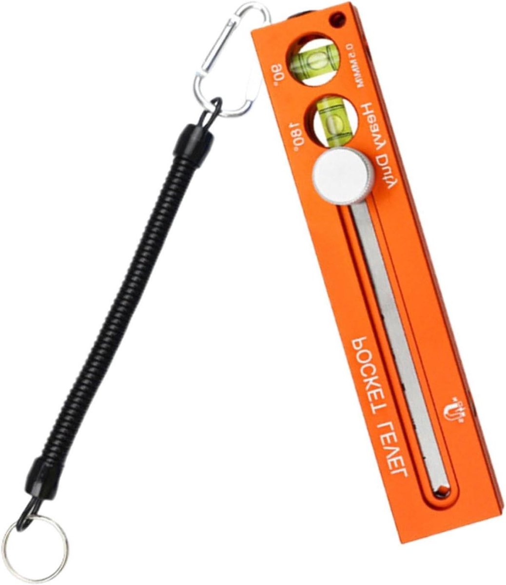 Houtbewerking Liniaal - Meetgereedschap Hoek - Nauwkeurig Meten - Magnetische Strip - 18.5 cm - Grijs