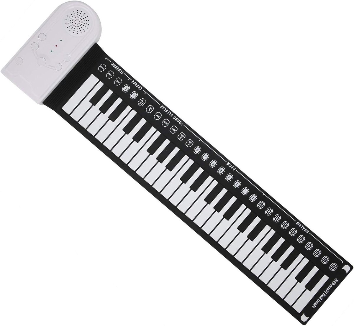 Draagbaar Piano Keyboard - Opvouwbaar Elektrisch Piano - Muziek Leren Spelen - 49 Toetsen Inklapbaar - 83 cm - Zwart