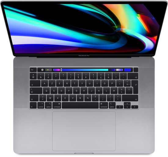 MacBook Pro Touch Bar 16" 2019 i9 2,3 GHz 16 GB 1 TB SSD Gris sidéral - Apple - Hoofdafbeelding