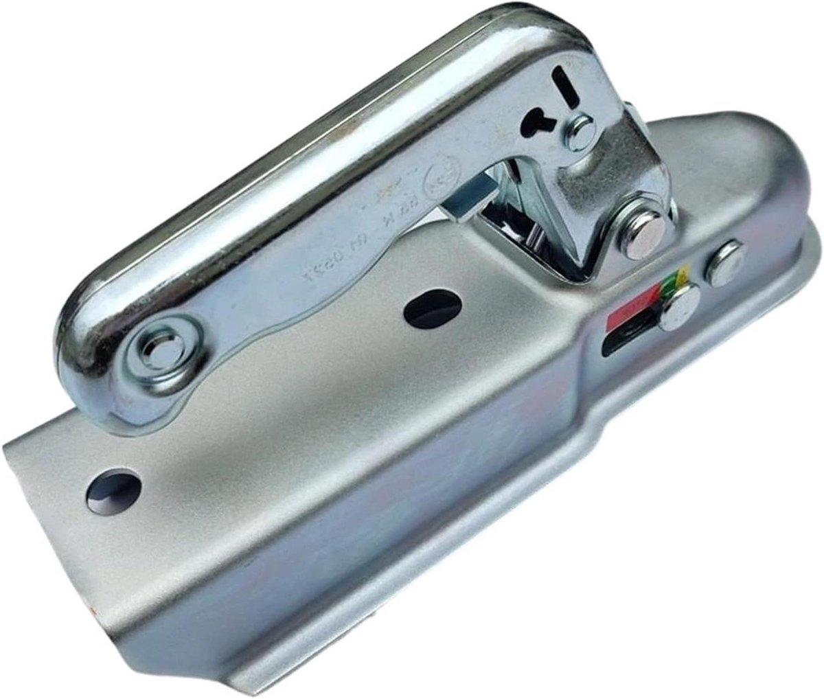 Aanhangwagenkoppeling - Trekkogel slot - Aanhanger Koppelen - Verstevigd Staal - 50mm 60mm - Zilver
