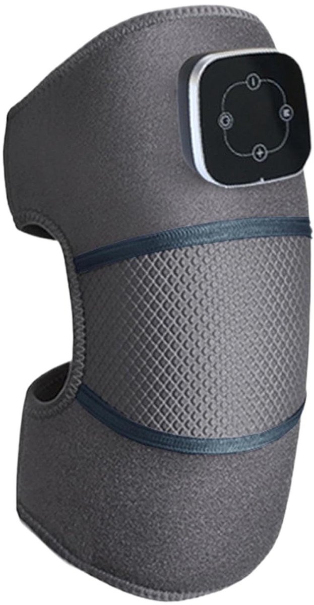 Knie Verwarmingskussen - Verwarmingswikkeling - Spierontspanning - Draadloos Verstelbaar - 50 x 28 cm - Grijs