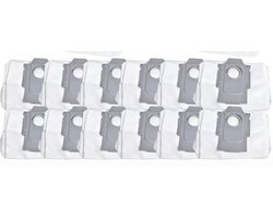 12 Stuks Stofzakken voor Roborock S8+/S8 Pro Ultra/S7 MaxV Ultra/Q7 M5+/L5+/Max+/Q8 Max+/Q5 Pro+/Q5 Max+/Q10 S5+/X5+ Stofzuiger, Reservezak, Accessoires, Stofzuigerzakken, Reserveonderdelen