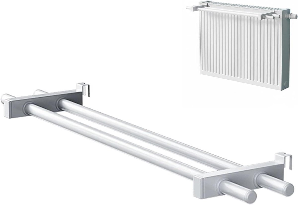 Roestvrij stalen radiator droogrek eenvoudig te installeren washanger voor woonkamer en sl