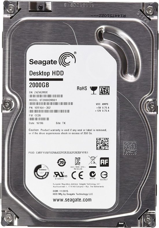 Interne Harde Schijf - Desktop HDD - Opslag Uitbreiden - Hoge Capaciteit - 35 inch - Zwart van Interne Harde Schijf — afbeelding 4