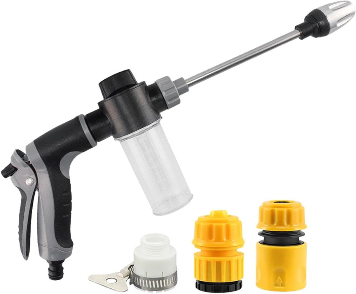 Draagbare Hogedrukreiniger - Accu Spuit - Voertuigen Reinigen - 3 standen Spray - Compact Formaat - Zwart