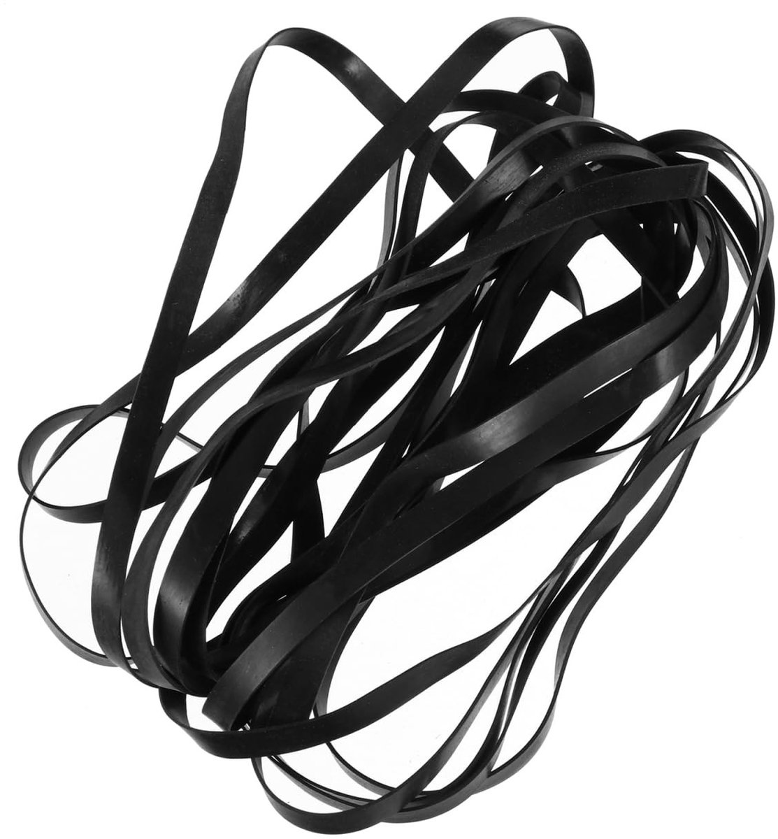Dailygoods- Rubberen Riemen 40 Stuks - Platte Riemen - Cassettespeler - Reparatie - Onderhoud - Zwart Rubber - Aandrijfriemen