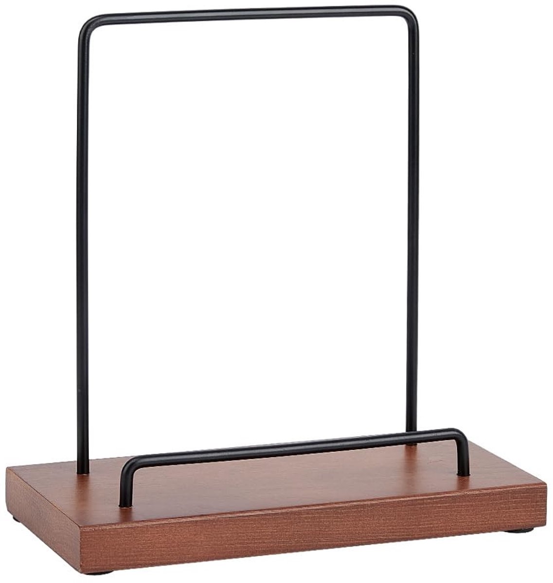 Dailygoods- Displayhouder Houten - Opbergstandaard voor Muziekalbums - Organizer voor Vinylplaten - Compatibel met LP's/CD's - Tot 10 Platen - Zadelbruin Design - Platenstandaard
