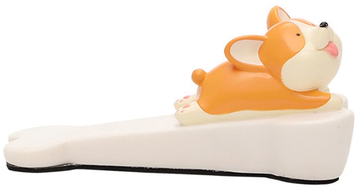Dailygoods- Deurstopper Dierlijke Vorm - Decoratieve Deurstoppers - Geluidsdempend - Muurbeschermer - PVC Zacht Plastic - Antibotsing - Deurwig