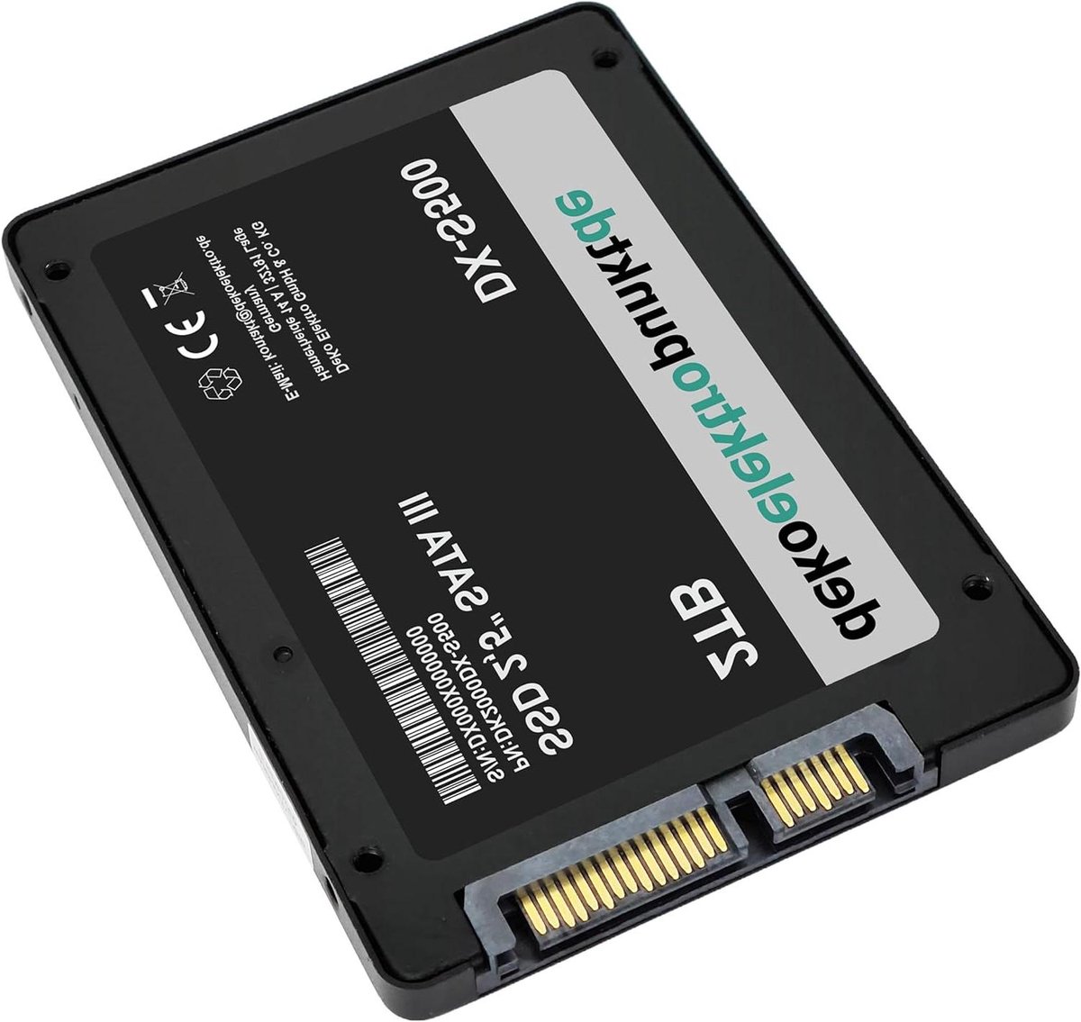 SSD harde schijf - Interne opslag - Laptop upgrade - Snelle dataoverdracht - 2TB - Zwart