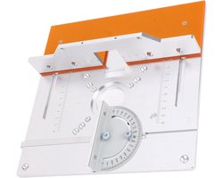 Srliya Duurzame Aluminium Freestafel-inzetplaat voor Efficiënte Houtbewerkingsbanken Freesplaat voor Doe-het-zelf-fans
