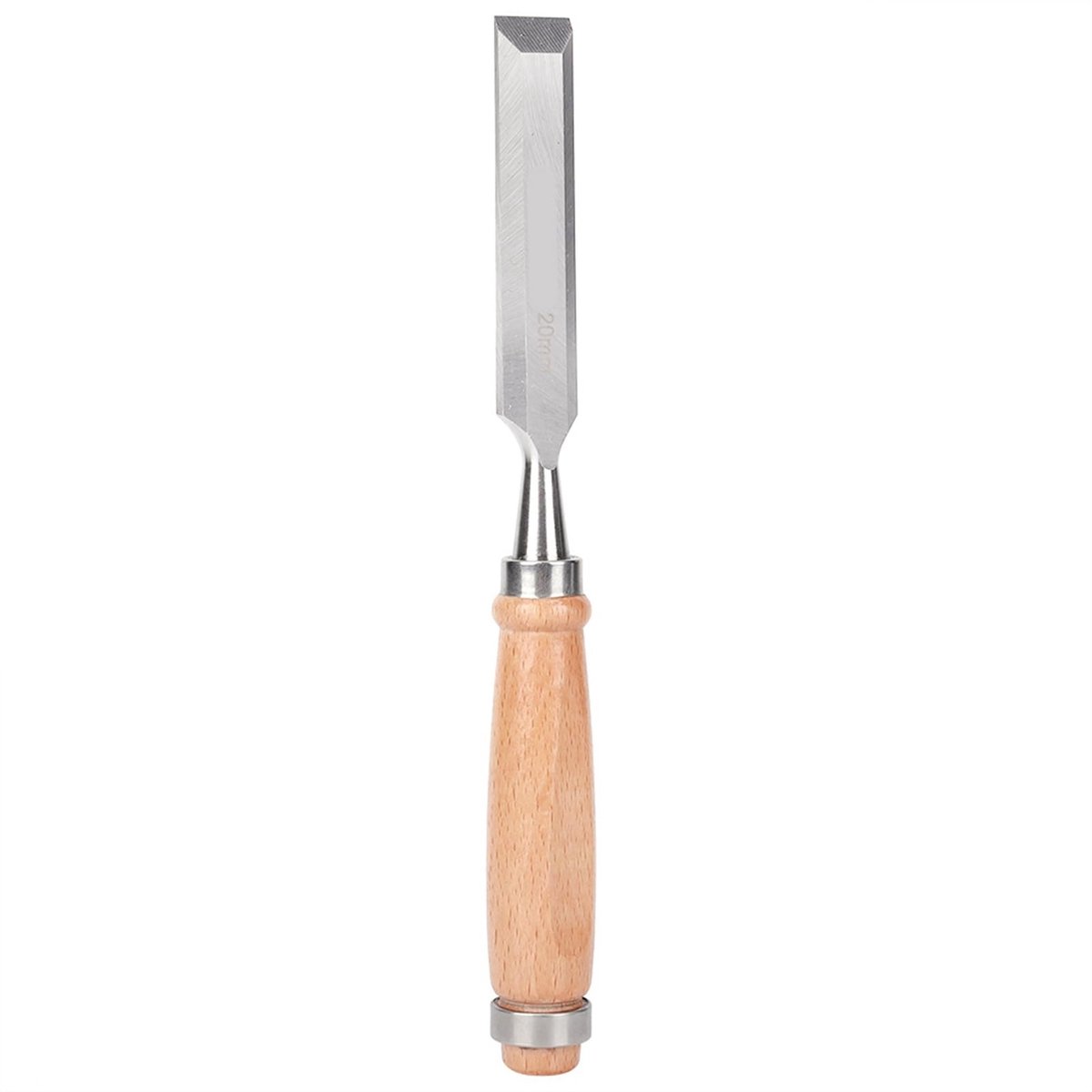 Dailygoods- Houtbeitel 20 mm Professioneel - Vanadium Gelegeerd Staal - Houtbewerking - Ergonomisch Handvat - Duurzaam - Scherpe Rand - Beitel