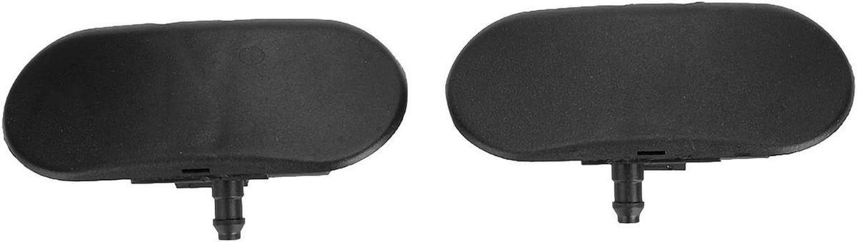 Ruitensproeier Nozzles - Wisserkoppen Set - Auto Onderhoud - Directe Vervanging - 2 Stuks - Zwart