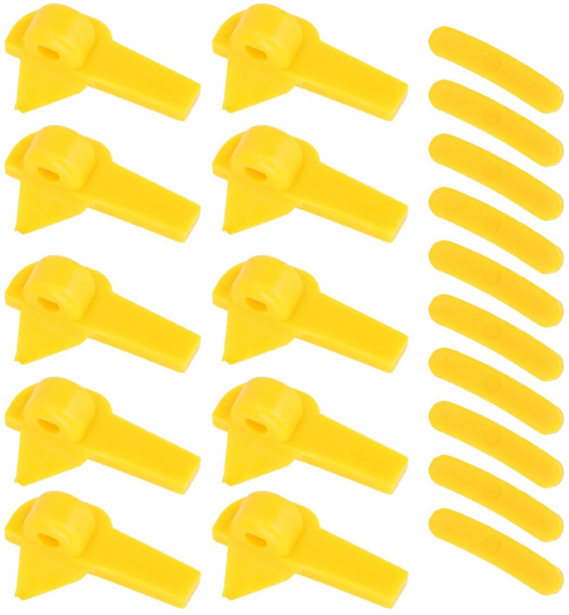 Dailygoods- Bandenwisselaar 20 Stuks - Bandenwisselaarbeschermer - Demonteerkop - Eendinzetvelgbeschermer - Bandenbescherming - ABS Materiaal - Bandenbeschermer