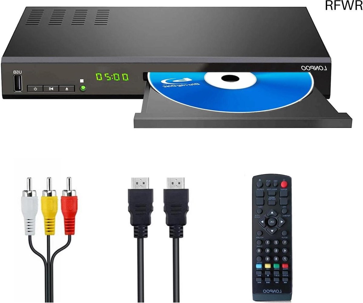 Blu-Ray Speler - HD Disc Player - Home Cinema - Full HD 1080p - Multiregio - Zwart
