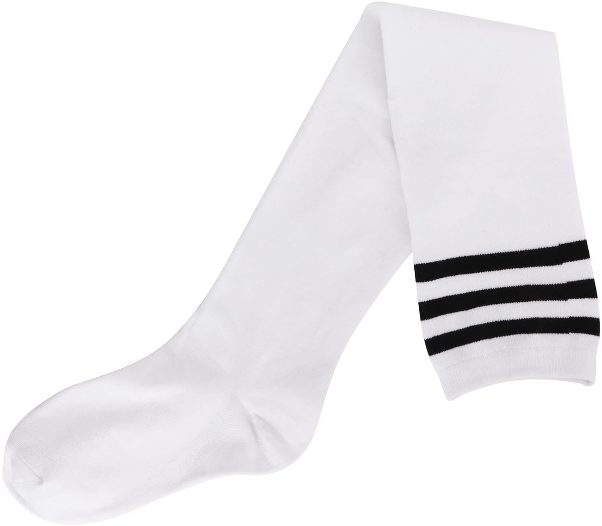 Dailygoods- Dij Hoge Sokken Plus Size - Gestreepte Thigh Highs - Lange Boot Kousen - Comfortabele Beenwarmers - Ademend Nylon - Hoge Stretch Mix - Overknee Sokken