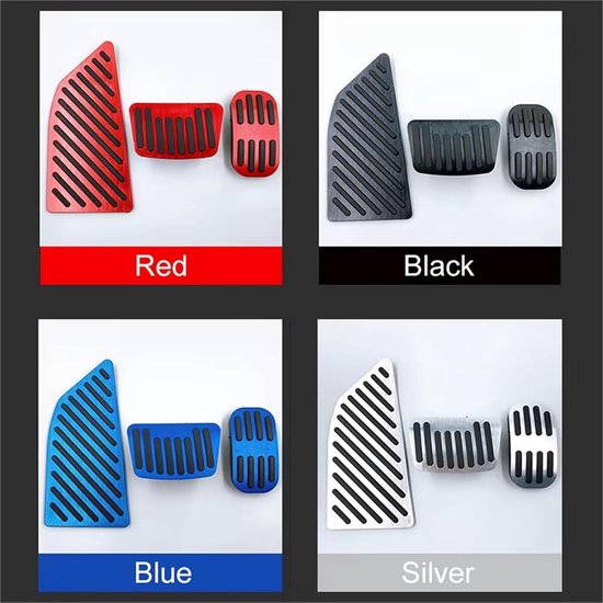 Rempedalen Set - Auto Pedaalhoezen - Verbeterde Rijervaring - Antislip Oppervlak - 2 Stuks - Blauw — afbeelding 2