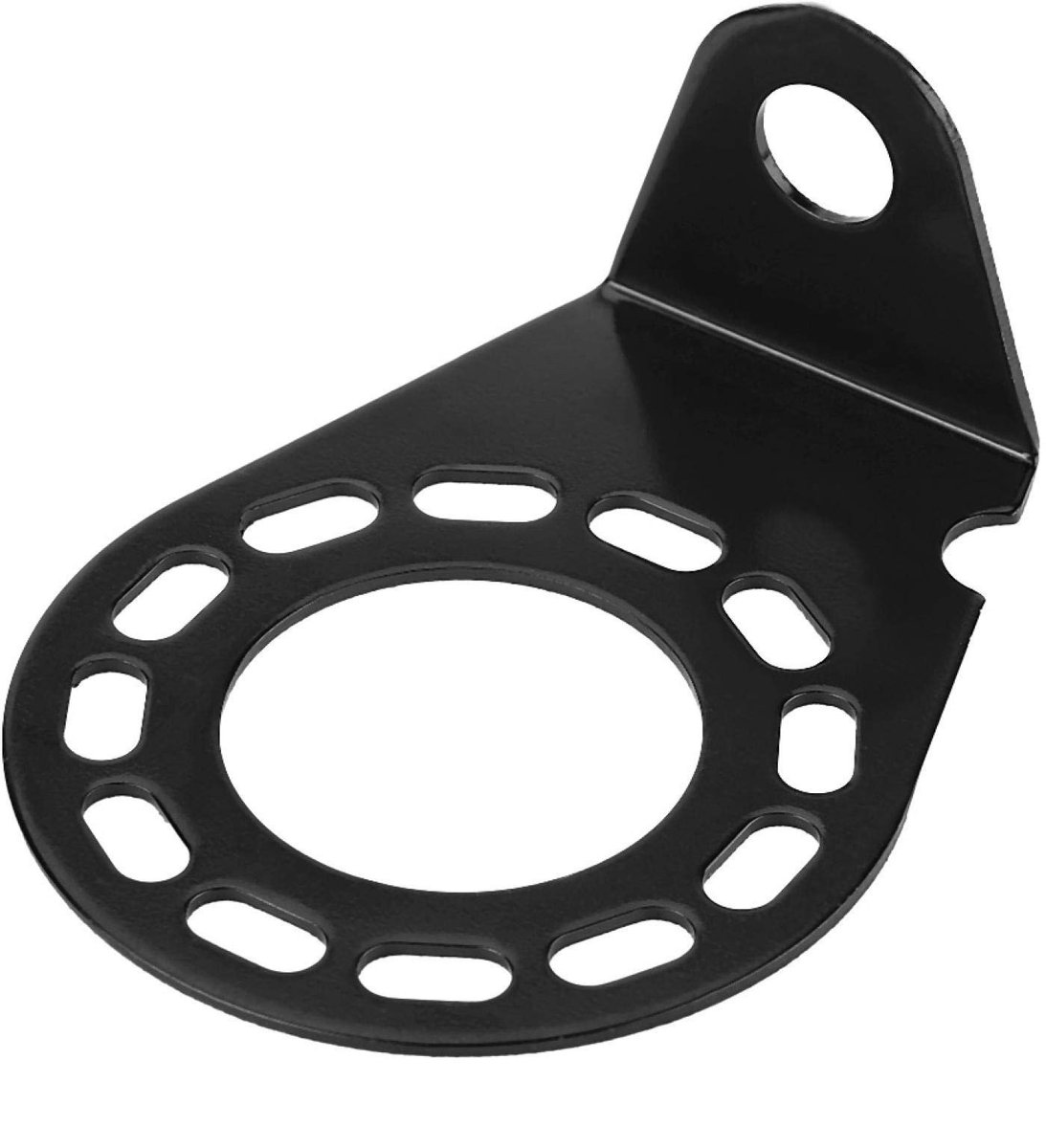 Dailygoods- Trailer Connector Beugel - Metalen Houder voor 7/13 Polige Aanhangeraansluiting - Flexibele Montage - Inclusief Schroeven/Moeren - Zwart/75g - Aanhangerbeugel