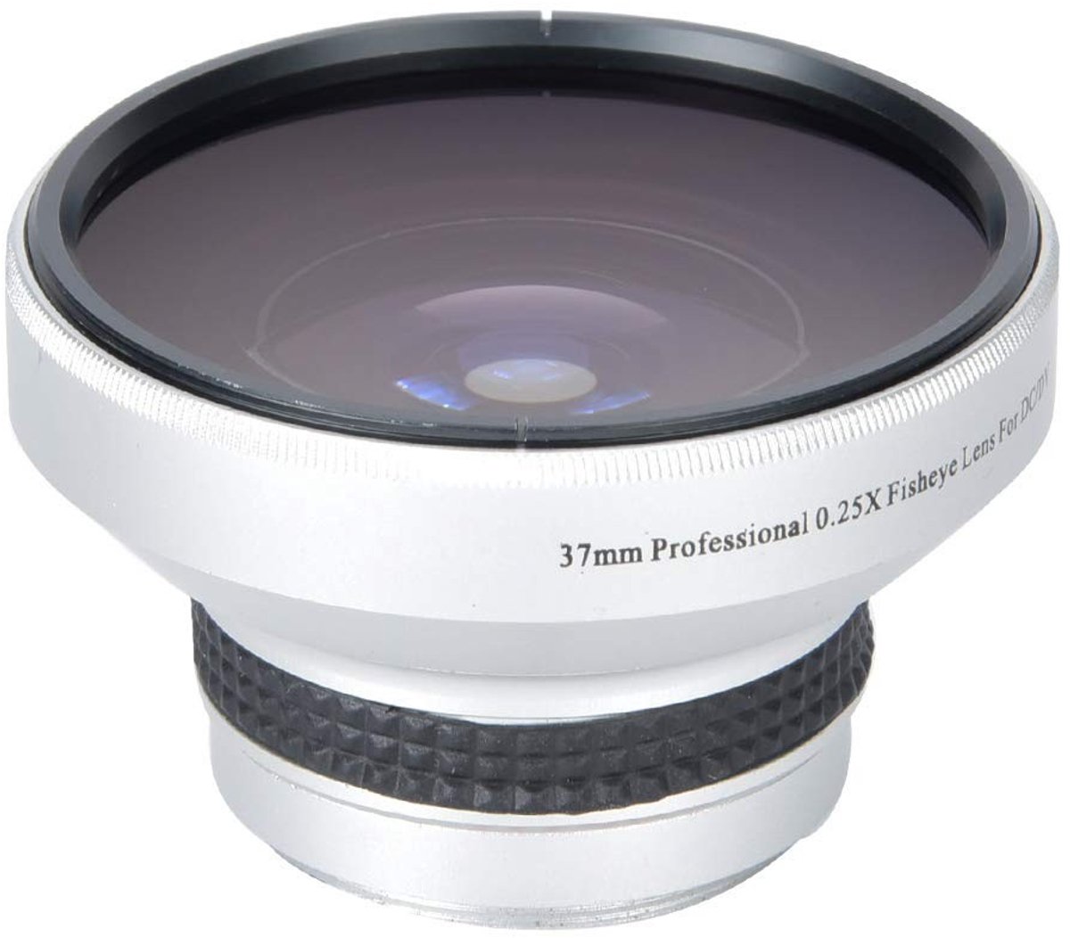 Dailygoods- Fisheye Lens 0,25x - Super Fisheye - Macro Lens 12,5x - Geschikt voor 37 mm - Aluminiumlegering - Lichtgewicht en handig in gebruik - Camera Lens