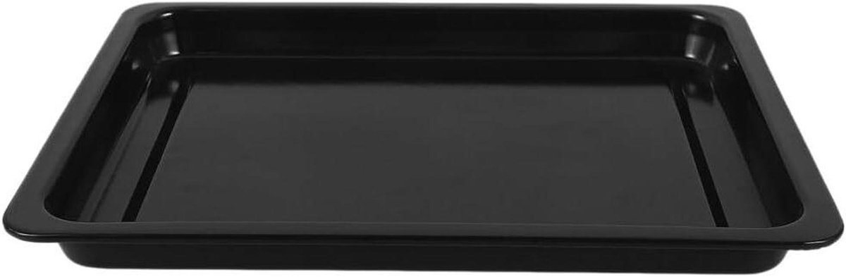 Bakvorm Rechthoekig - Ovenschaal Koekjes Rolletjes - Bakken en Braden - Geëmailleerd Materiaal - 37.5x27.5x2.5cm - Zwart