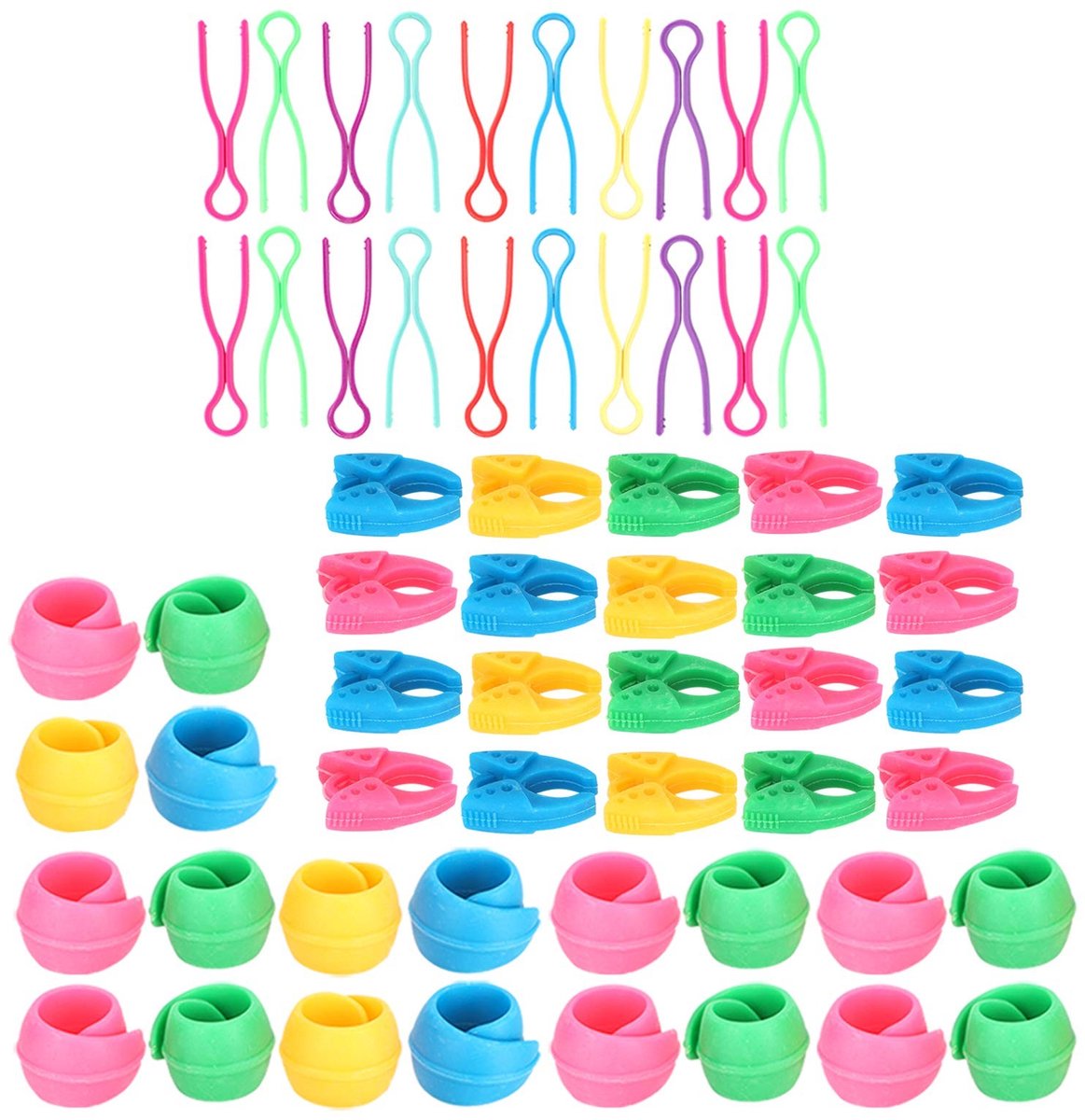 Dailygoods- Spoelhouder voor opslag van spoelen - Naaidoos - Naaimachinetas - Plastic klemmen - Spoelklem - Schokbestendig ontwerp - Naaimachineaccessoires