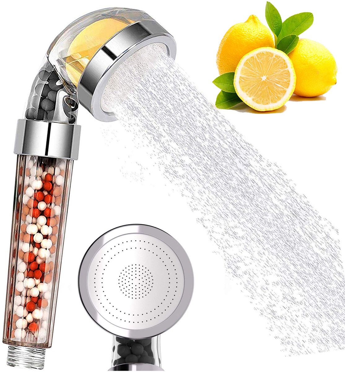 Dailygoods- Douchekop Hoge Druk - Doucheset met Slang - Waterbesparend - Filterdouchekop met Vitamine C - Antikalk - Verbeterde Waterkwaliteit - Douchekop Met Filter